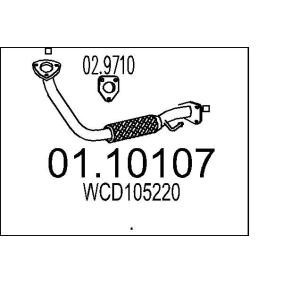 Abgasrohr 01.10107 LAND ROVER von MTS