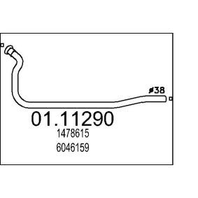 Abgasrohr von MTS günstig für 944,58 €