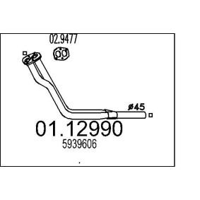 Abgasrohr von MTS 01.12990