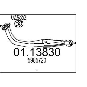 Abgasrohr von MTS 01.13830