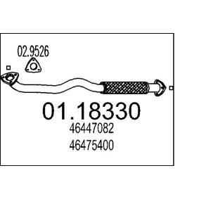 Abgasrohr 01.18330 FIAT BRAVA von MTS