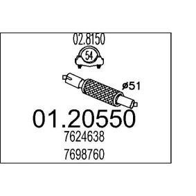 Flexrohr, Abgasanlage von MTS günstig für 54,49 €