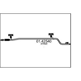 Abgasrohr 01.42540 FIAT PALIO von MTS