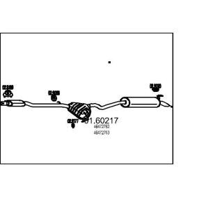 Endschalldämpfer 01.60217 FIAT MAREA von MTS