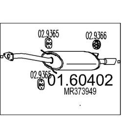 Endschalldämpfer von MTS 01.60402