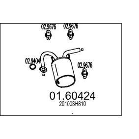 Compre Panela de escape traseira da MTS 01.60424 a um preço baixo por 112,74 €