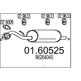 Compre Panela de escape traseira da MTS 01.60525 a um preço baixo por 932,66 €