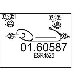 Compre Panela de escape traseira da MTS 01.60587 a um preço baixo por 932,66 €
