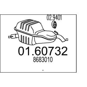 Compre Panela de escape traseira da MTS 01.60732 a um preço baixo por 932,66 €