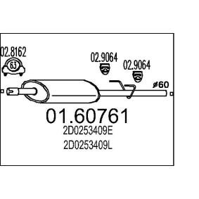 Endschalldämpfer 01.60761