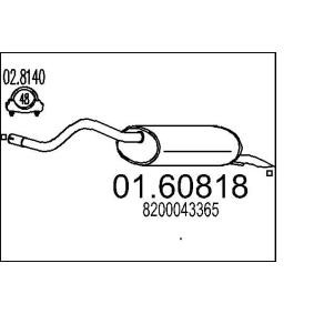 Endschalldämpfer 01.60818