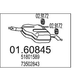 Endschalldämpfer 01.60845 FIAT CROMA von MTS