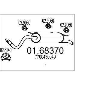 Endschalldämpfer 01.68370