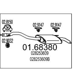 Endschalldämpfer 01.68380