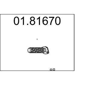 Flexrohr des Herstellers MTS - Originalware Artikelnummer: 01.81670