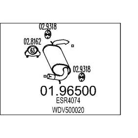 Compre Panela de escape traseira da MTS 01.96500 a um preço baixo por 57,83 €