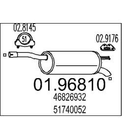 Endschalldämpfer 01.96810 FIAT von MTS