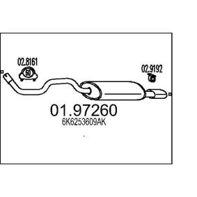 Compre Panela de escape traseira da MTS 01.97260 a um preço baixo por 932,66 €