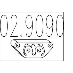 Anschlagpuffer, Schalldämpfer 02.9090 FIAT BARCHETTA von MTS