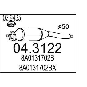 Katalysator von MTS günstig für 868,94 €