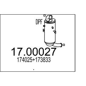 Compre Filtro de partículas da MTS 17.00027 a um preço baixo por 631,15 €