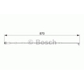 Køb Slidindikator, bremsebelægning af BOSCH 1 987 474 578 til den lave pris 80,87 DKK