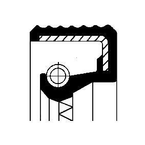 Wellendichtring, Verteilergetriebe des Herstellers CORTECO - Originalware Artikelnummer: 01036434B