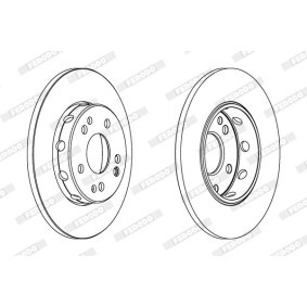 Comprar Disco de freno de FERODO DDF339-1 a bajo precio de 57,57 €