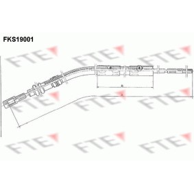 Acquista Cavo frizione da FTE FKS19001 a buon mercato per soli 85,53 €