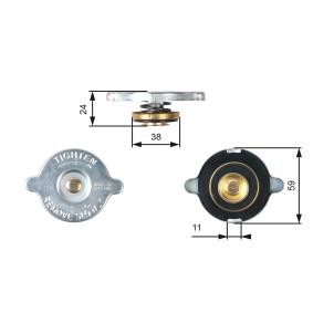 Acquista Tappo, radiatore da GATES RC107 a buon mercato per soli 10,45 €