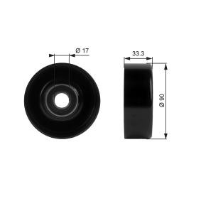Achetez des Galet enrouleur de courroie d'accessoire GATES T38033 à prix pour 37,24 €