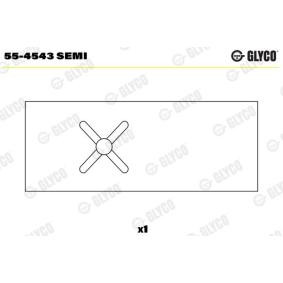 Acquista Bronzina cuscinetto, Biella da GLYCO 55-4543 SEMI a buon mercato per soli 7,11 €