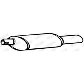 Compre Panela de escape traseira da WALKER 17357 a um preço baixo por 154,35 €