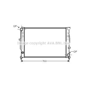 Achetez des Radiateur du moteur PRASCO AIA2124 à prix pour 124,12 €