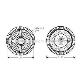 Acquista Frizione ventola da PRASCO AIC285 a buon mercato per soli 62,97 €