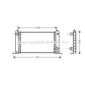 Achetez des Radiateur du moteur PRASCO FT2243 à prix pour 87,97 €