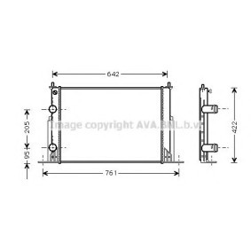 Achetez des Radiateur du moteur PRASCO FT2244 à prix pour 170,24 €