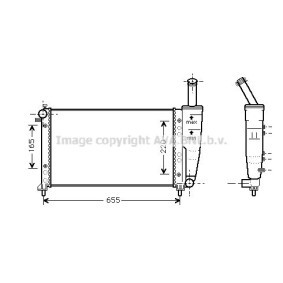 Achetez des Radiateur du moteur PRASCO FTA2218 à prix pour 95,26 €
