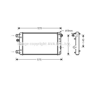 Achetez des Radiateur du moteur PRASCO FTA2239 à prix pour 60,60 €