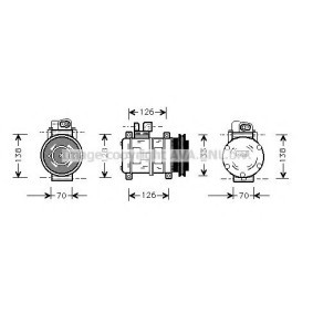 Acquista Compressore aria condizionata da PRASCO PRK031 a buon mercato per soli 989,16 €