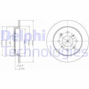 Compre Disco de travão da DELPHI BG4334 a um preço baixo por 48,24 €