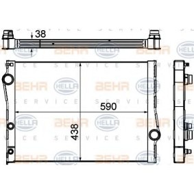 Kühler, Motorkühlung 8MK 376 753-001