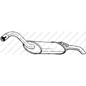 Endschalldämpfer von BOSAL günstig für 159,24 €