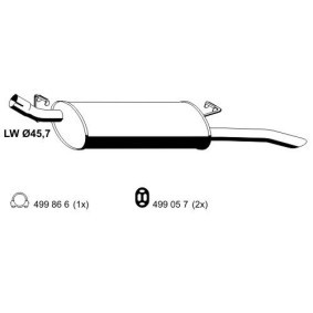 Endschalldämpfer von ERNST günstig für 62,23 €