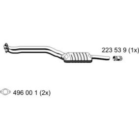 Comprar Silenciador intermedio de ERNST 284004 a bajo precio de 267,10 €