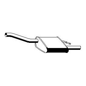 Compre Panela de escape traseira da ERNST 341110 a um preço baixo por 32,88 €