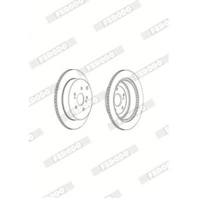 Comprar Disco de freno de FERODO DDF328-1 a bajo precio de 44,11 €