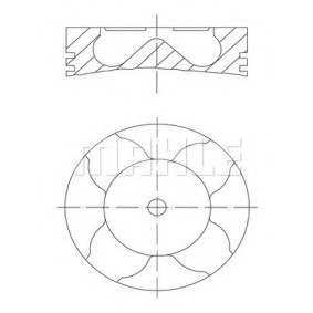 Acquista Pistone motore da MAHLE ORIGINAL 012 07 03 a buon mercato per soli 184,91 €
