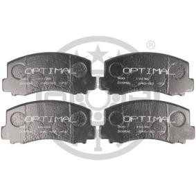 Achetez des Plaquettes de frein OPTIMAL 9344 à prix pour 22,28 €