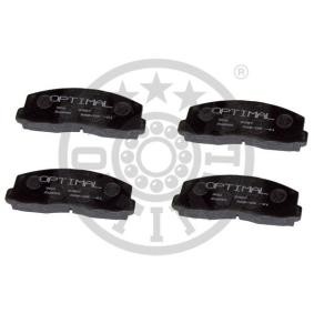 Achetez des Plaquettes de frein OPTIMAL 9387 à prix pour 22,87 €